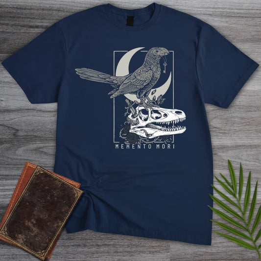 T-Shirt Navy / S Groove-Billed Ani Memento Mori T-Shirt