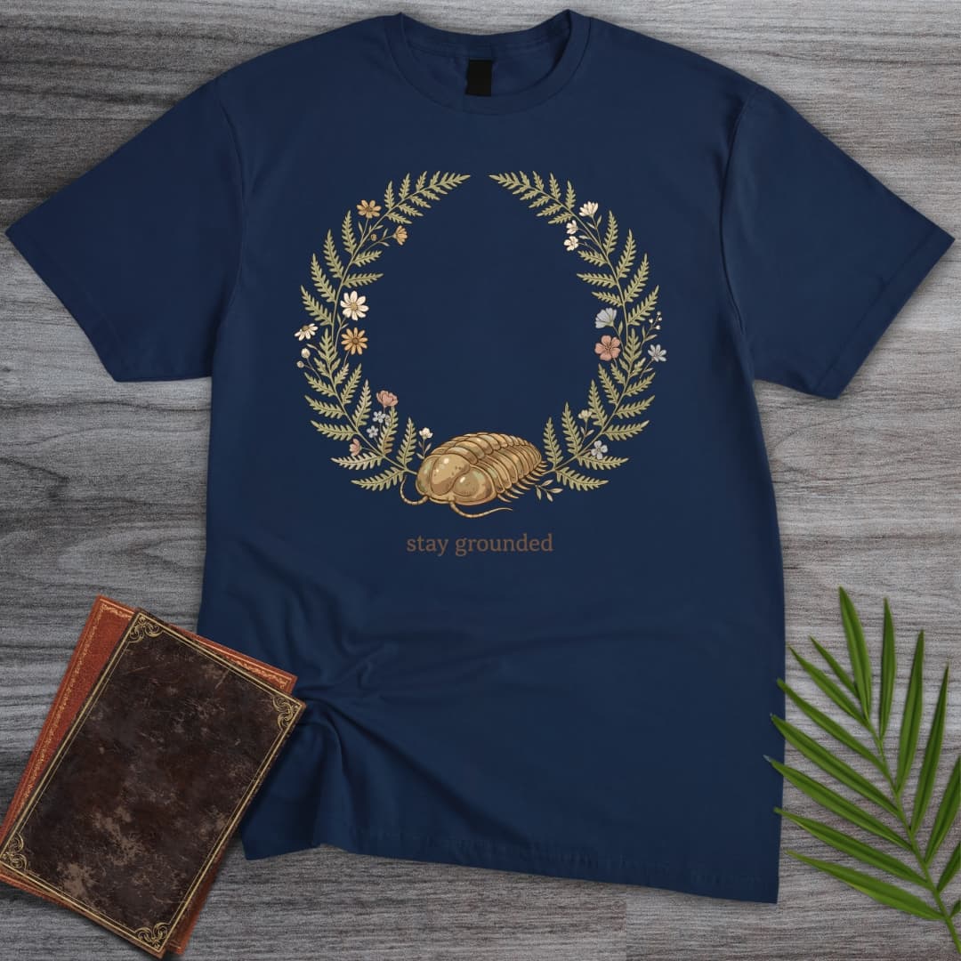 T-Shirt Navy / S Grounded Trilobite T-Shirt