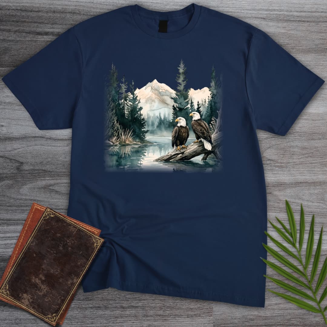 T-Shirt Navy / S Highland Perch Eagles T-Shirt