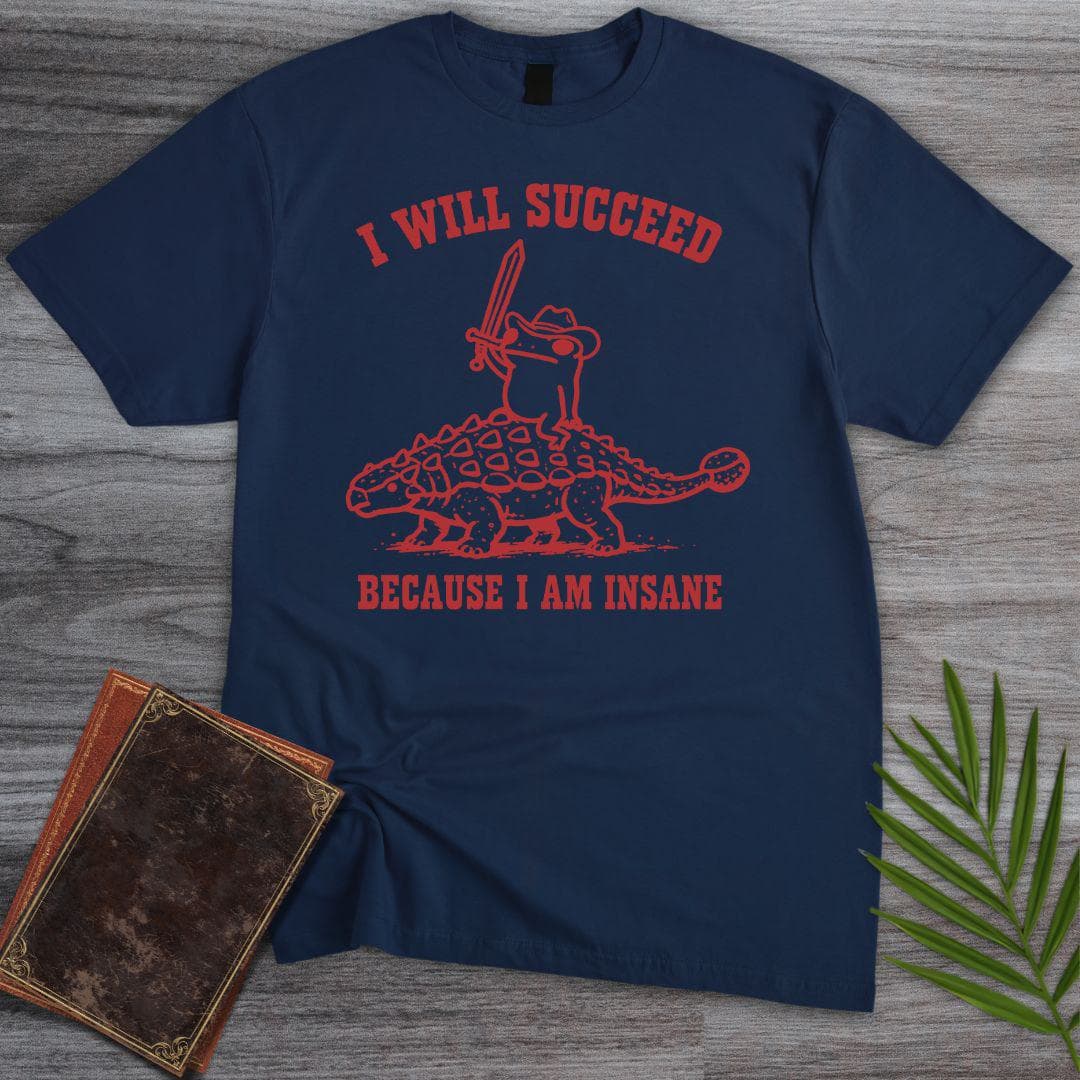 T-Shirt Navy / S I Will Succeed T-Shirt