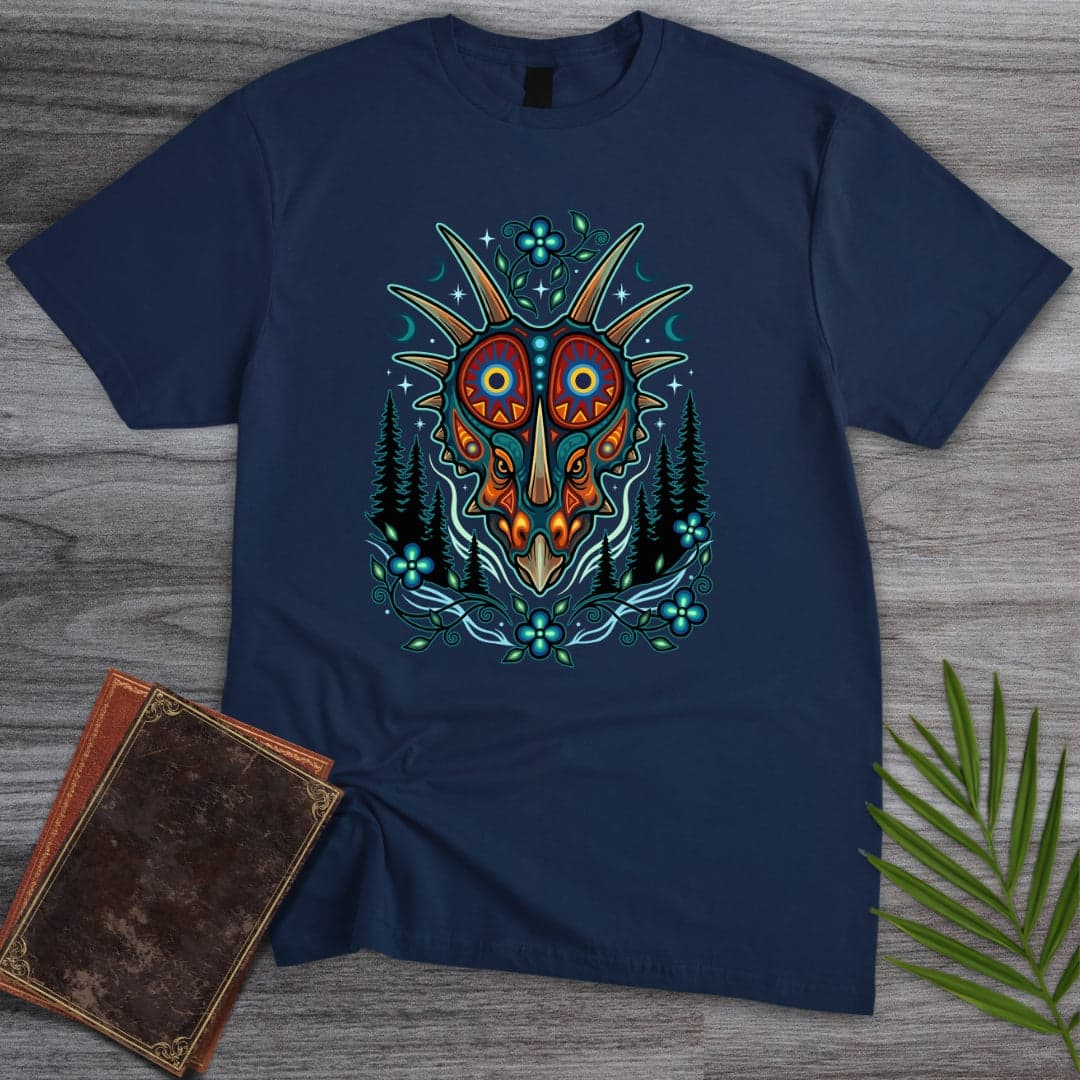 T-Shirt Navy / S Indigenous Styracosaurus Dream T-Shirt