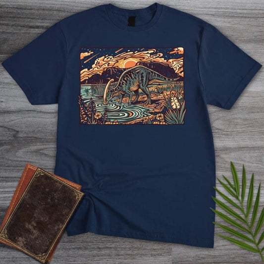 T-Shirt Navy / S Into the Parasaurolophus Dream T-Shirt