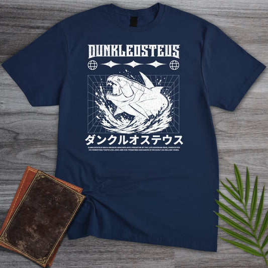 T-Shirt Navy / S Japanese Dunkleosteus Streetwear T-Shirt