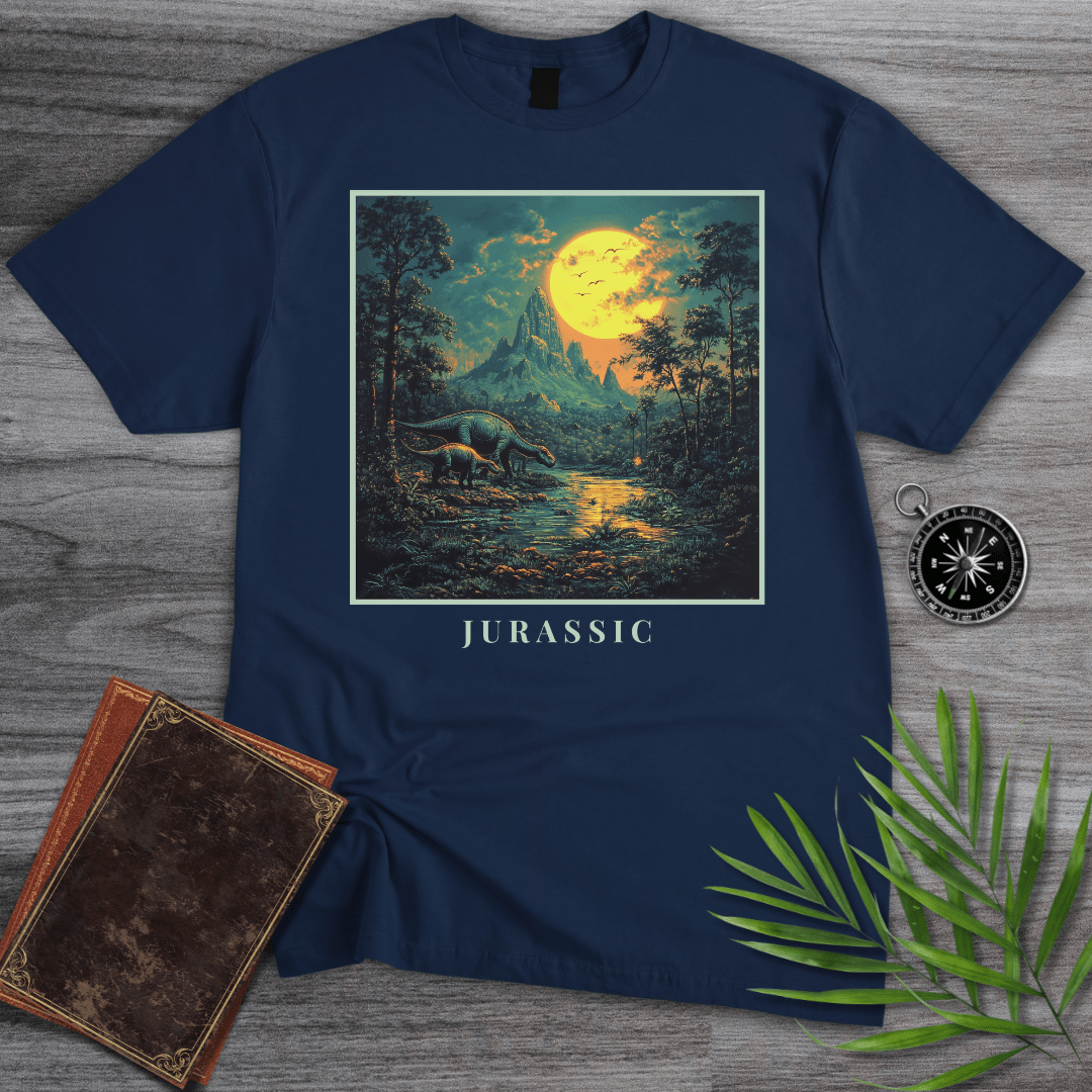 T-Shirt Navy / S Jurassic Environment Graphic T-Shirt