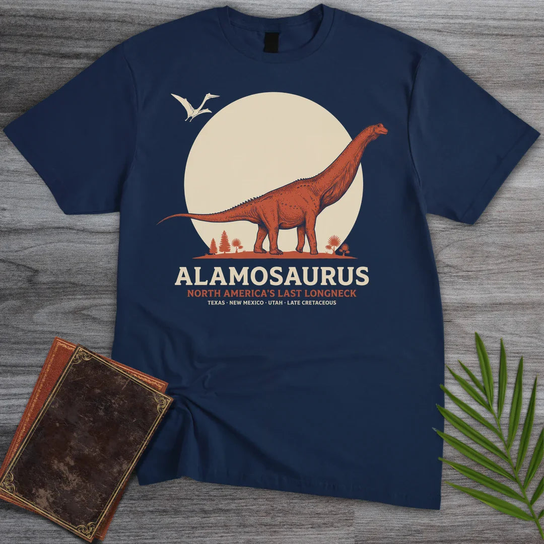 T-Shirt Navy / S Last Longneck Alamosaurus T-Shirt