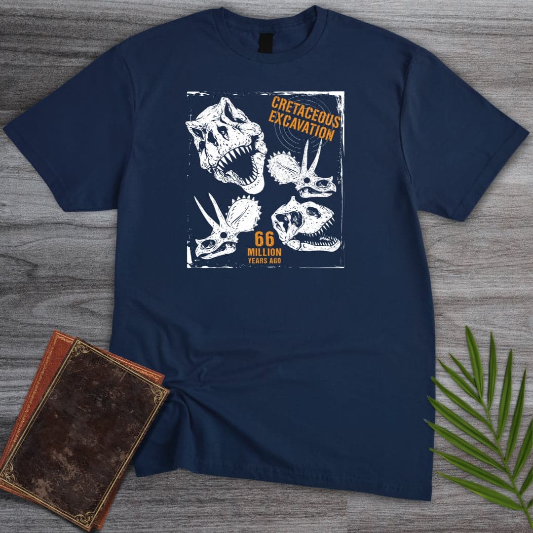 T-Shirt Navy / S Late Cretaceous Excavation T-Shirt