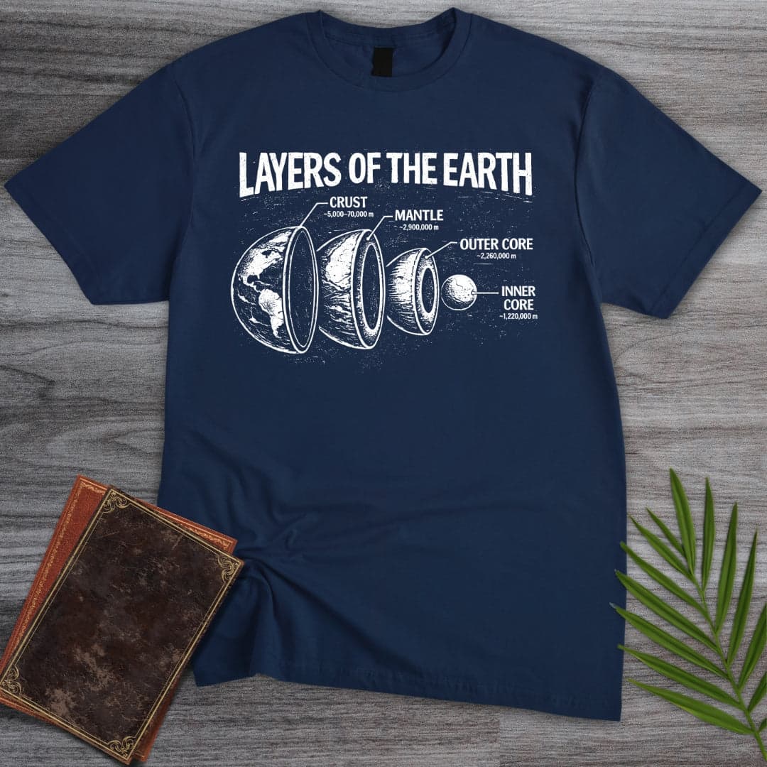 T-Shirt Navy / S Layers of the Earth T-Shirt