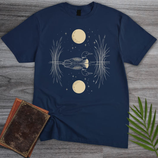 T-Shirt Navy / S Lunar Glass Loon T-Shirt