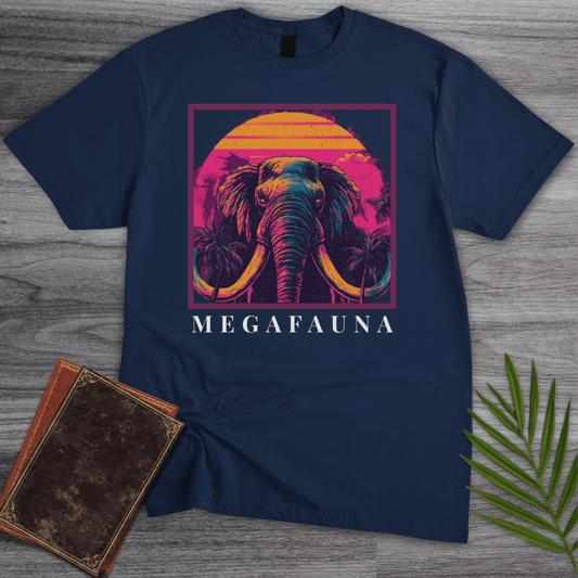 T-Shirt Navy / S Megafauna Mammoth at Dusk T-Shirt