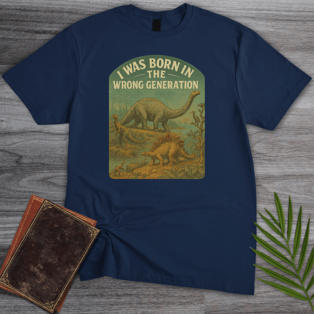 T-Shirt Navy / S Mesozoic: Born in the Wrong Generation T-Shirt
