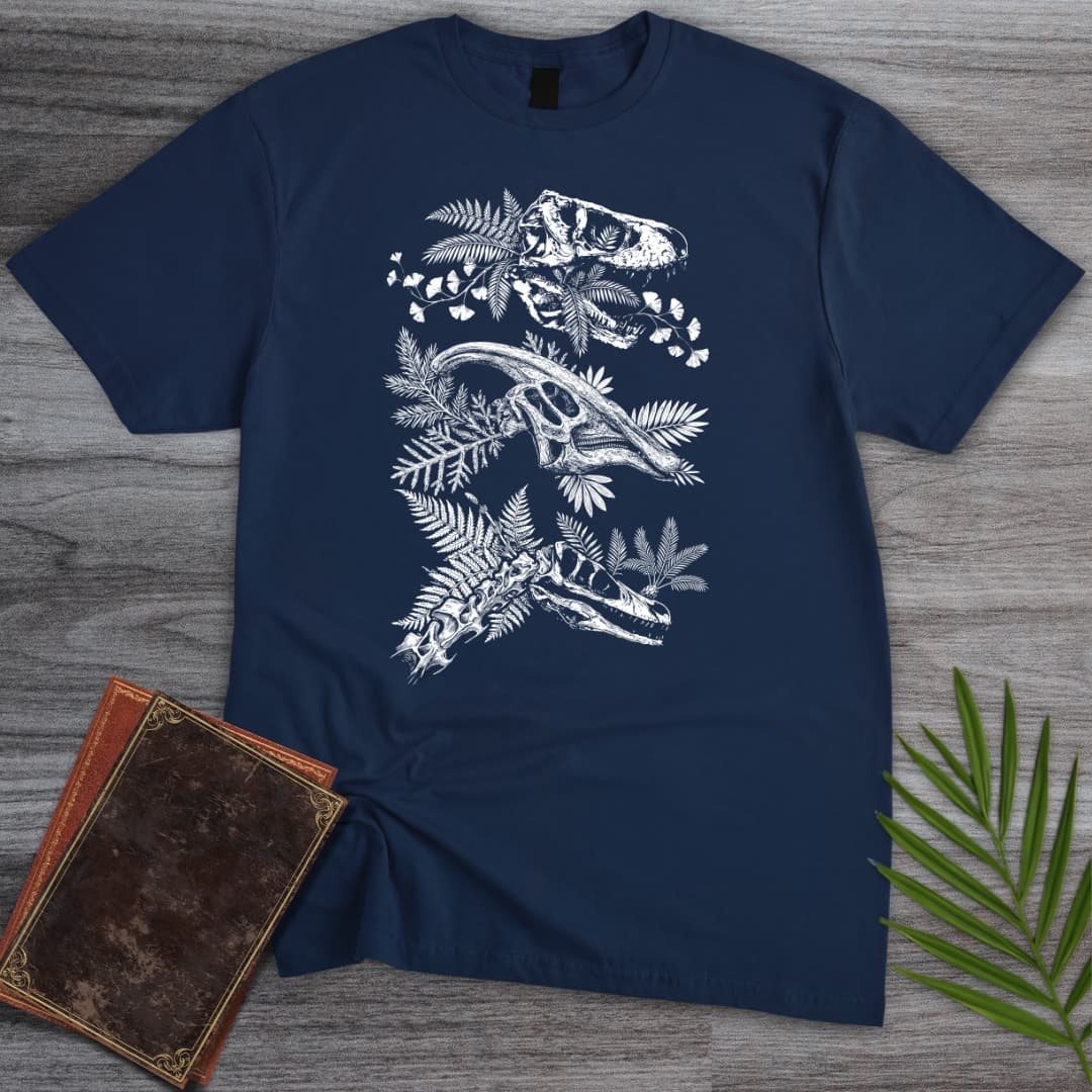 T-Shirt Navy / S Mesozoic Fossil Forest T-Shirt