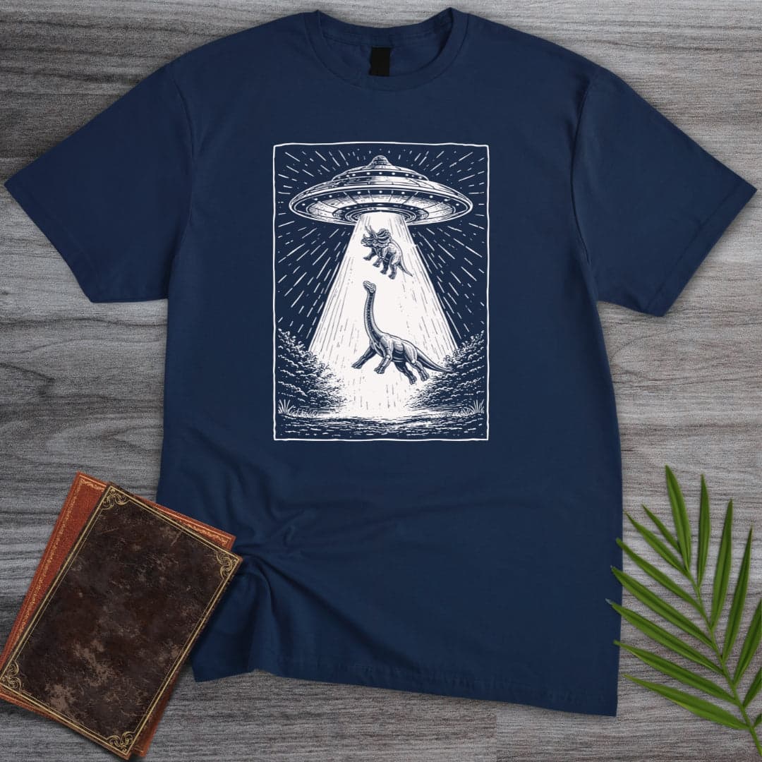 T-Shirt Navy / S Mesozoic UFO Attack T-Shirt