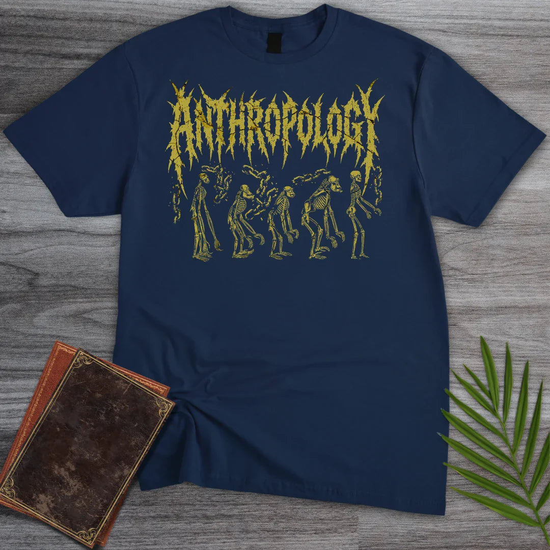 T-Shirt Navy / S Metal Anthropology and Chains T-Shirt