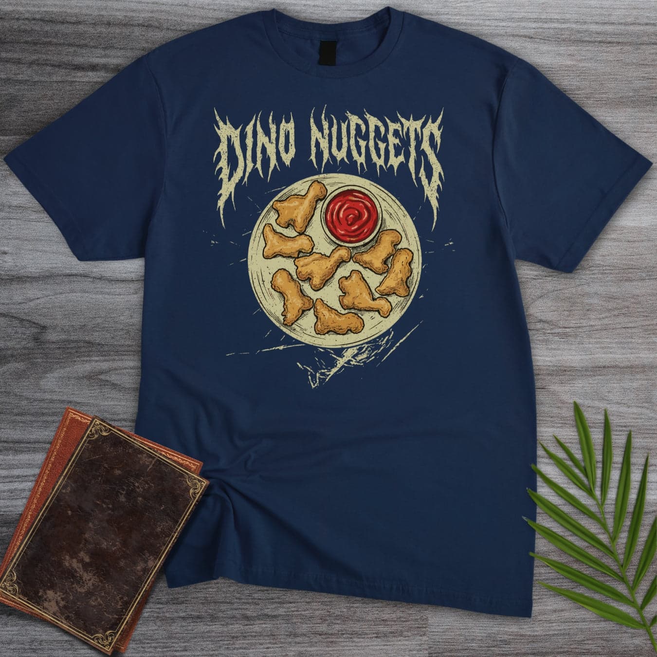 T-Shirt Navy / S Metal Dino Nuggets T-Shirt