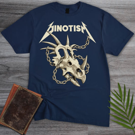 T-Shirt Navy / S Metal Styracosaurus Dinotism T-Shirt