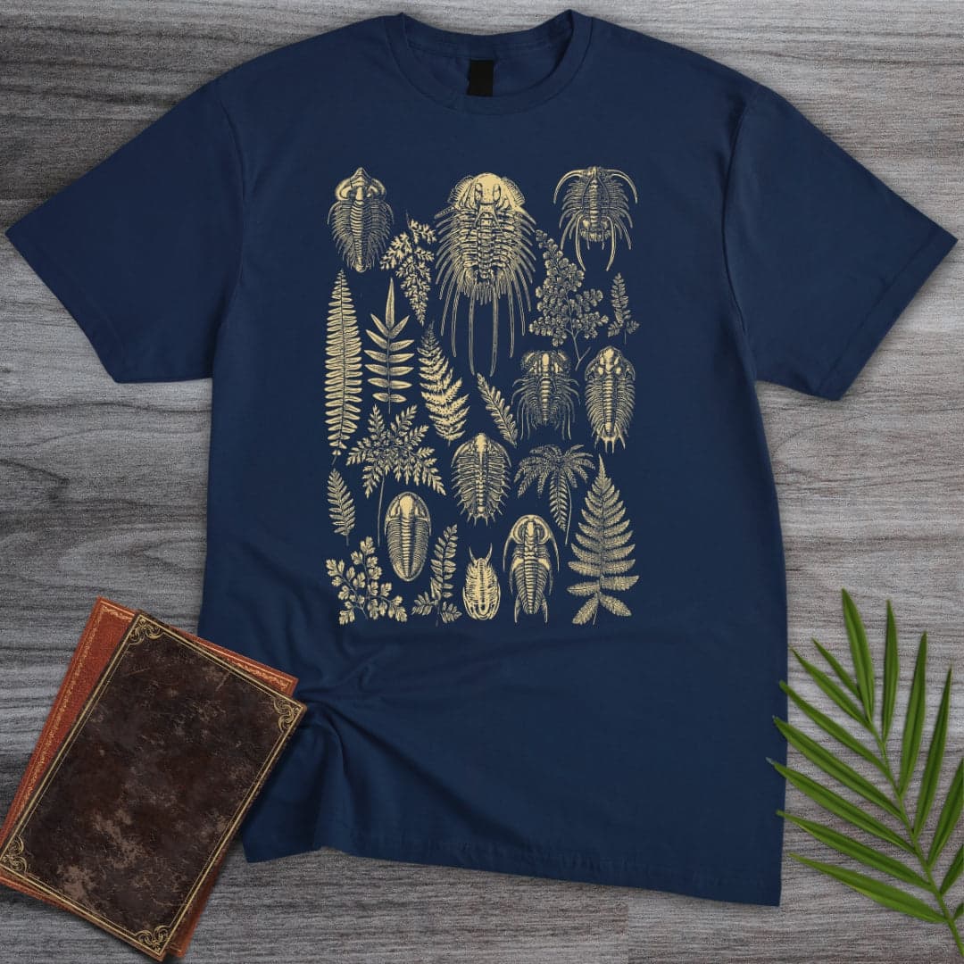 T-Shirt Navy / S Minimal Trilobites Club T-Shirt