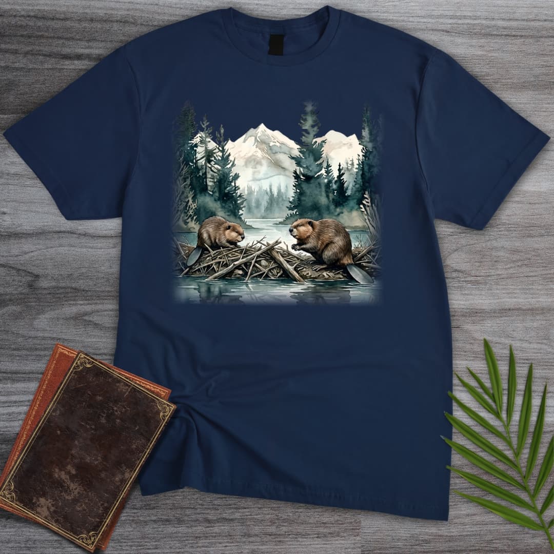 T-Shirt Navy / S Misty Dam Beavers T-Shirt