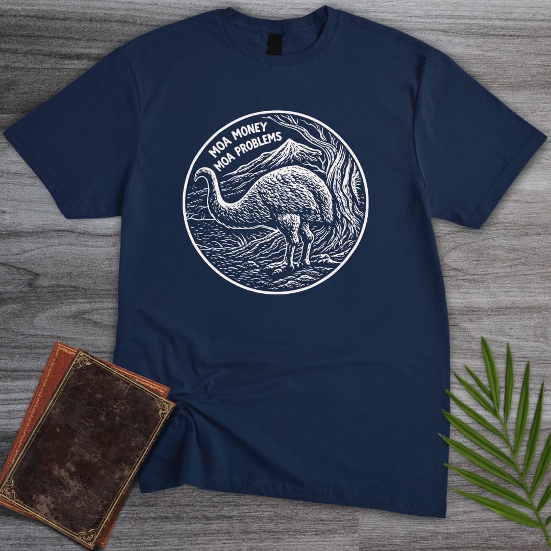 T-Shirt Navy / S Moa Money Moa Problems T-Shirt