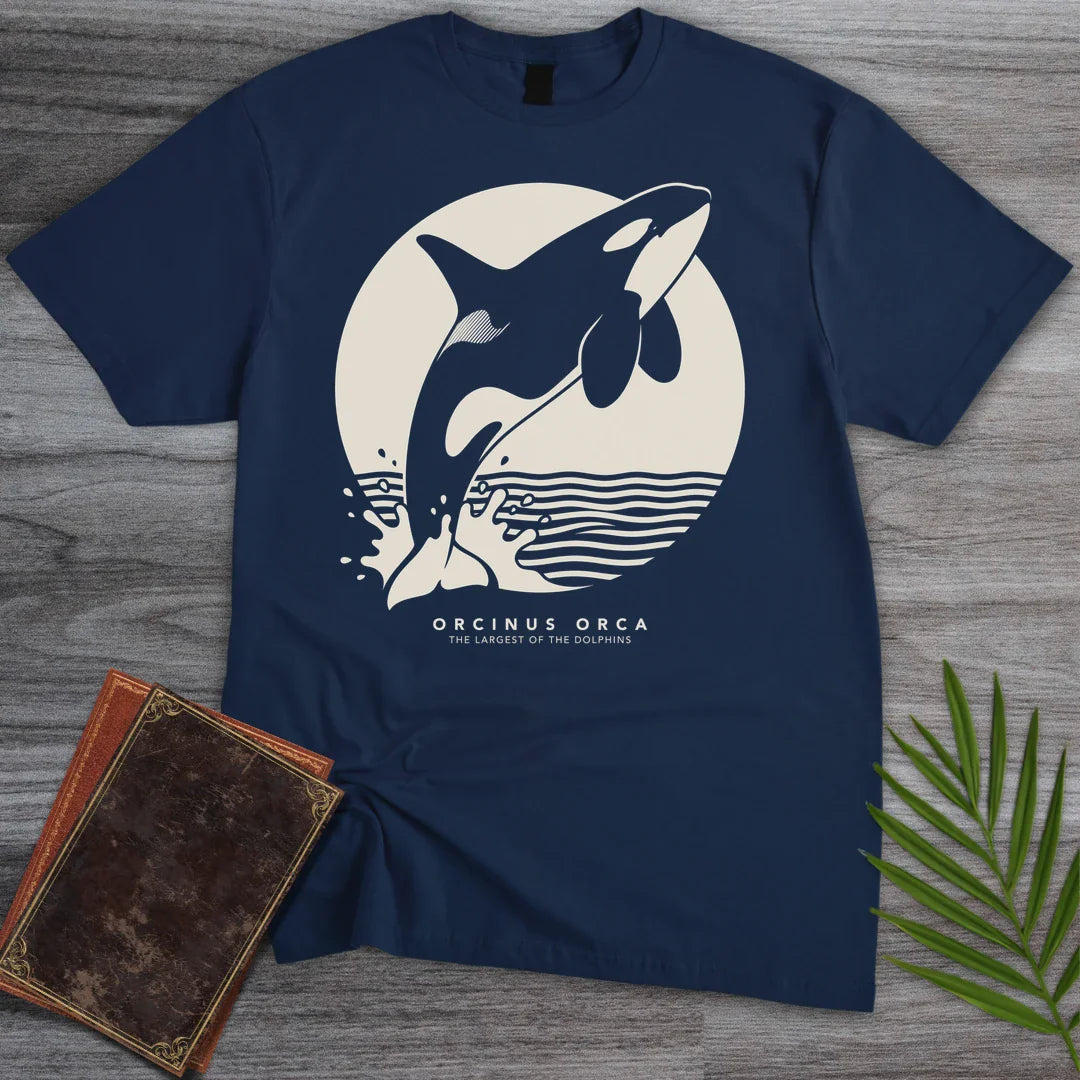 T-Shirt Navy / S Moonlit Breach Orca T-Shirt