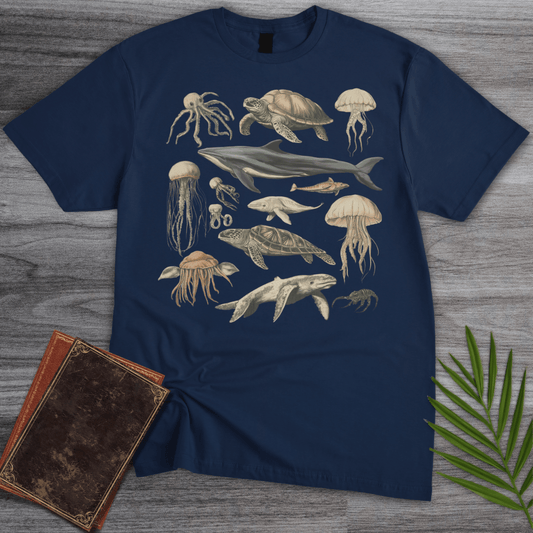 T-Shirt Navy / S Natural History Creatures of the Ocean T-Shirt