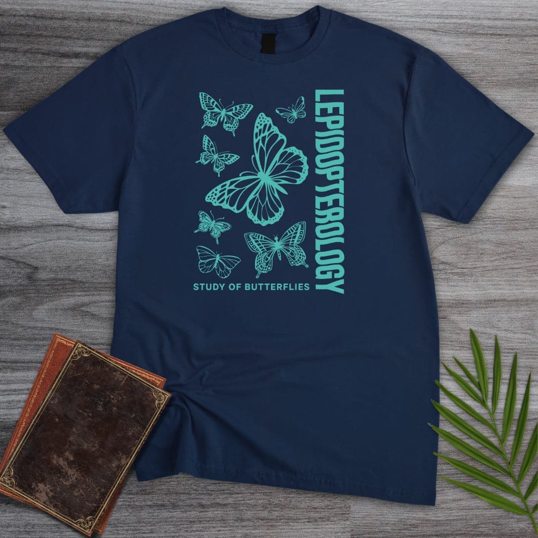 T-Shirt Navy / S Natural History Lepidopterology T-Shirt