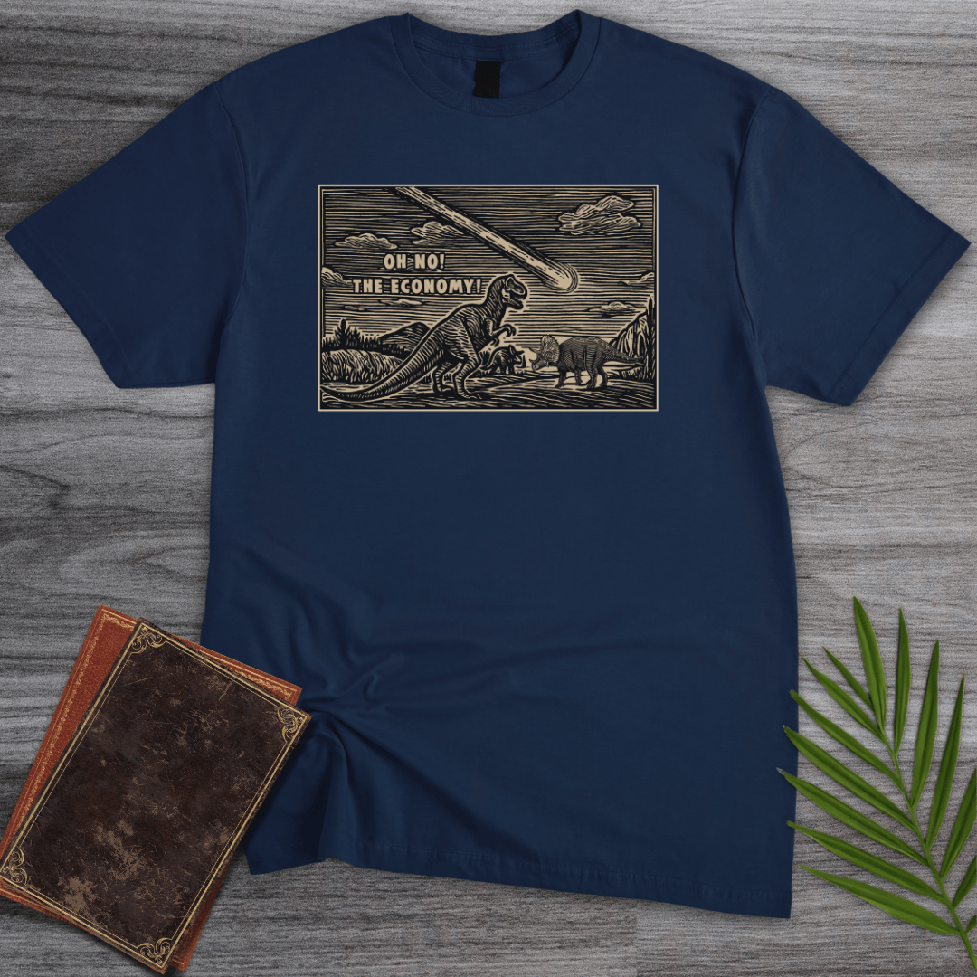 T-Shirt Navy / S Oh No! The Economy! T-shirt