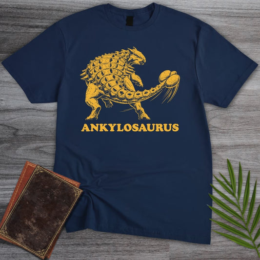 T-Shirt Navy / S Old School Ankylosaurus T-Shirt