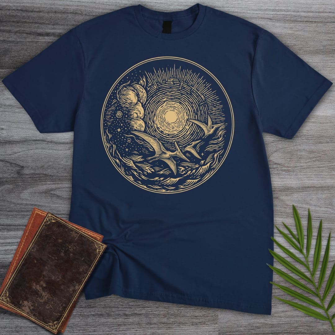 T-Shirt Navy / S Once Upon a Prehistoric Sky T-Shirt