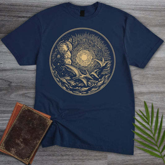 T-Shirt Navy / S Once Upon a Prehistoric Sky T-Shirt