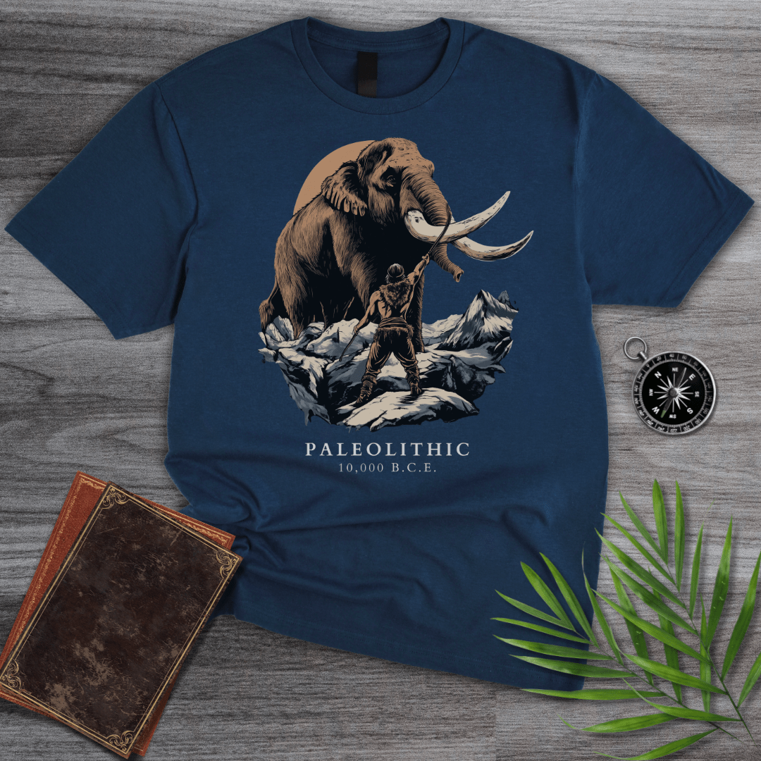 T-Shirt Navy / S Paleolithic Mammoth BCE T-Shirt