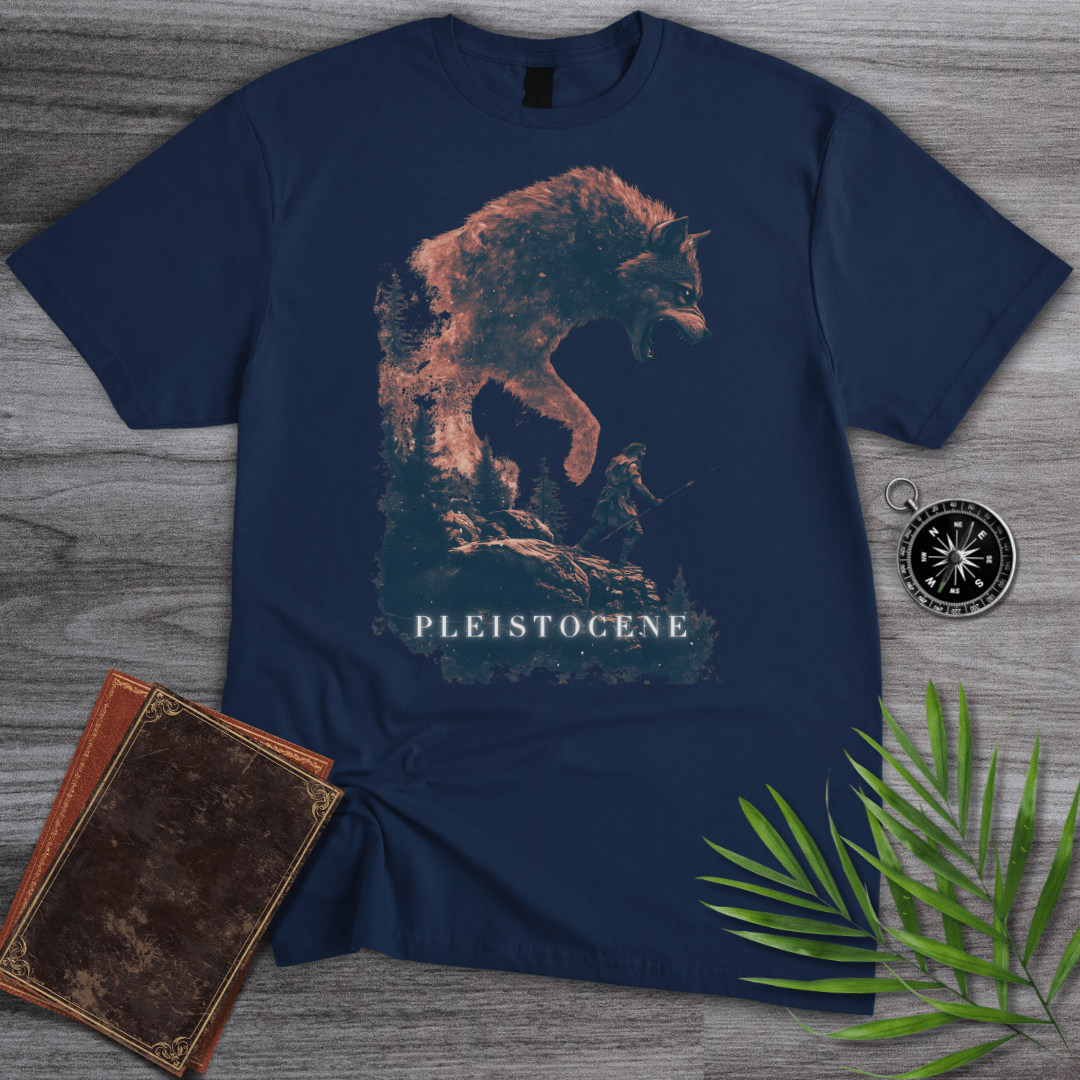 T-Shirt Navy / S Pleistocene Dire Wolf Spirit T-Shirt