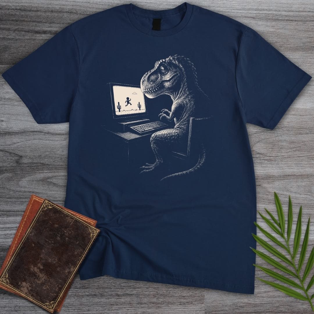 T-Shirt Navy / S Prehistoric Internet Outage T-Shirt