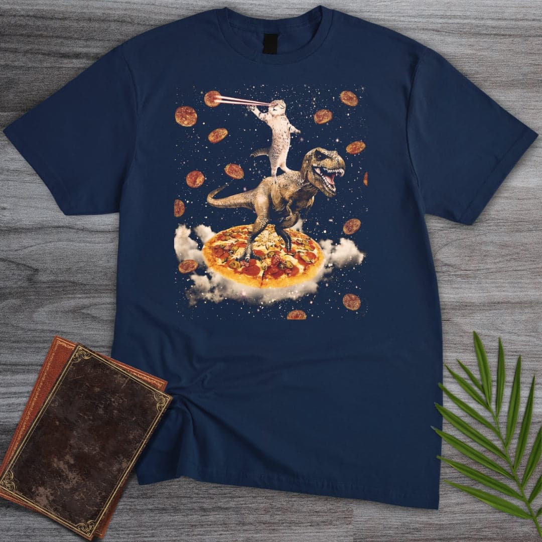 T-Shirt Navy / S Prehistoric Pepperoni Chaos T-Shirt