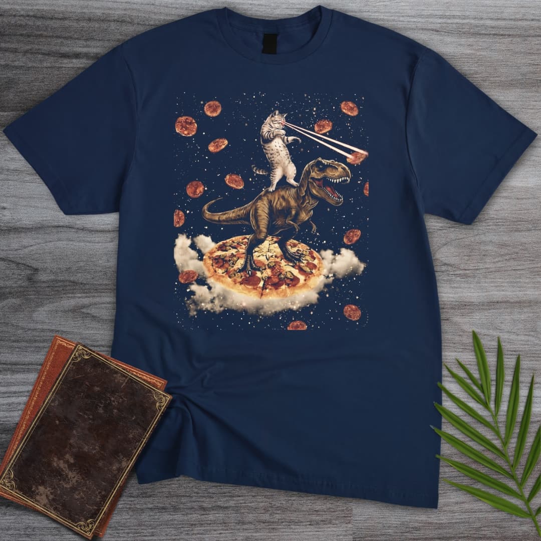 T-Shirt Navy / S Prehistoric Pepperoni Chaos T-Shirt
