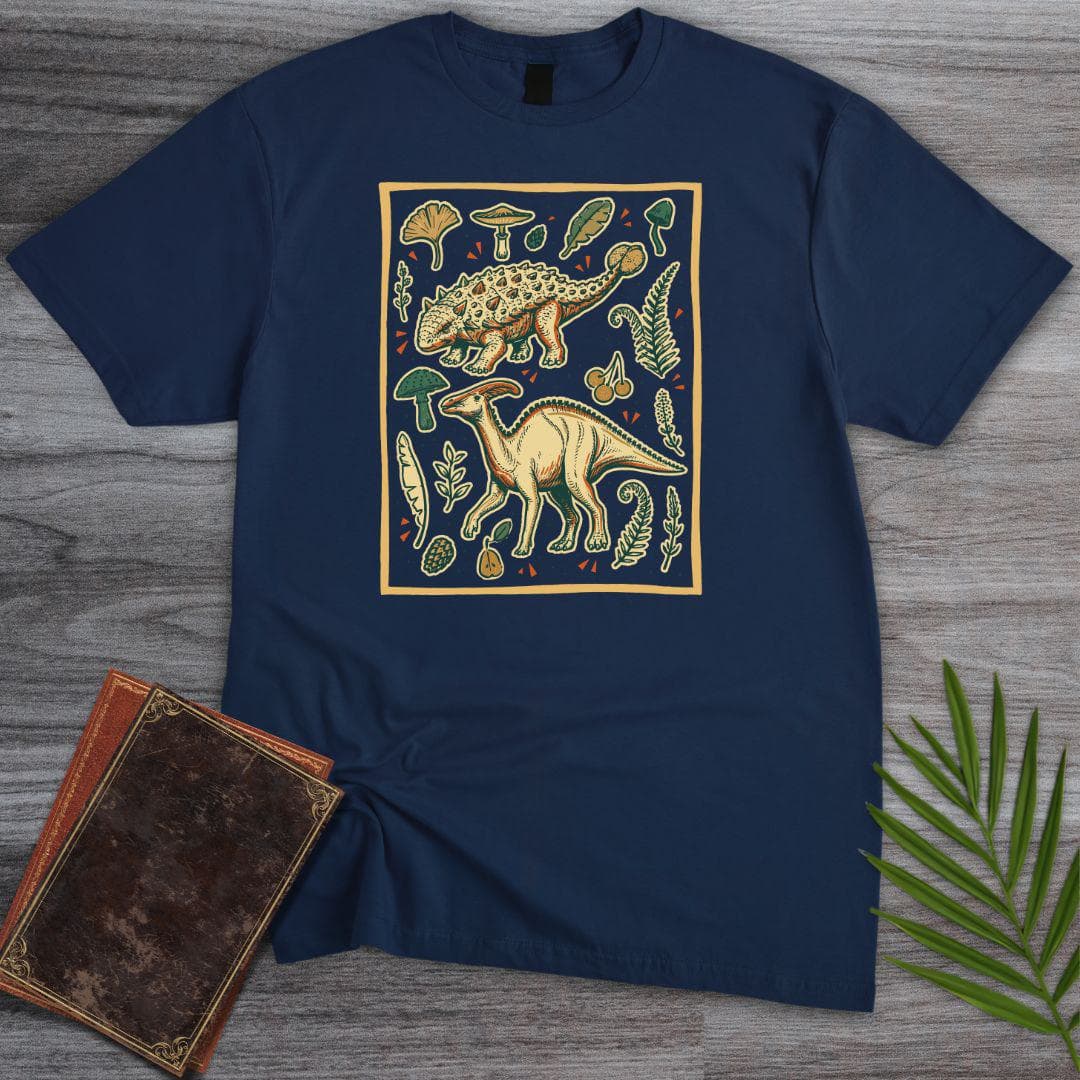 T-Shirt Navy / S Prehistoric Veggie Eaters T-Shirt