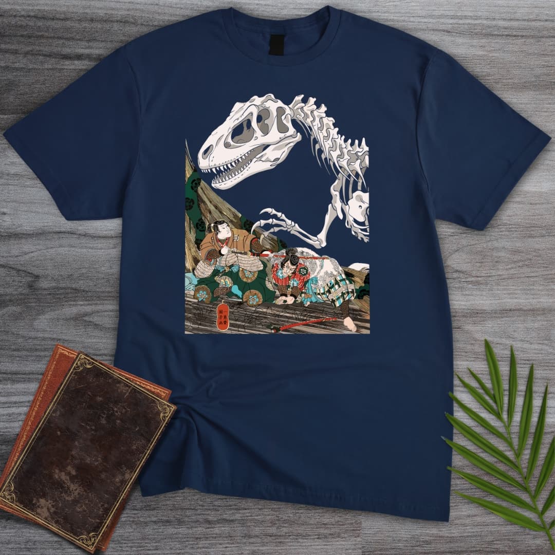 T-Shirt Navy / S Prehistoric Yokai Ghosts T-Shirt