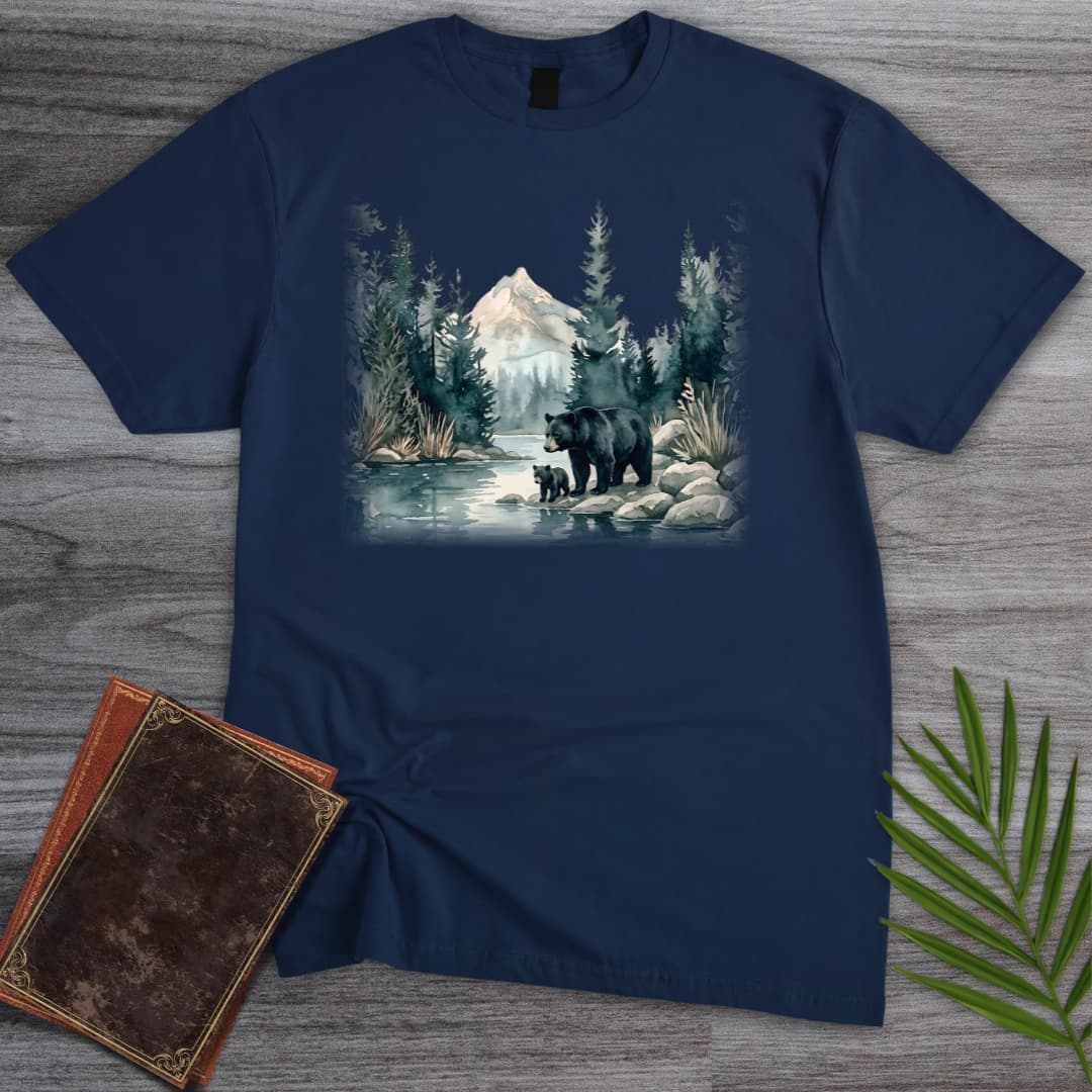 T-Shirt Navy / S Quiet Lake Bears T-Shirt