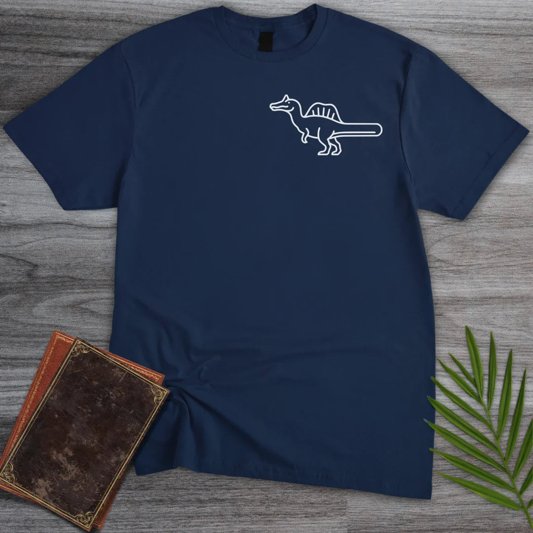 T-Shirt Navy / S Quiet Line Spinosaurus T-Shirt