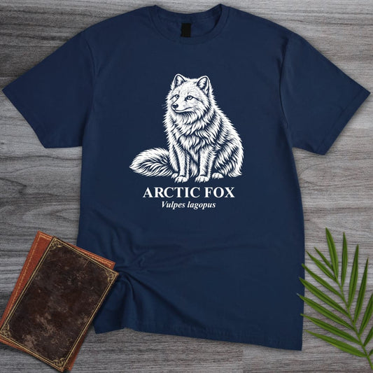T-Shirt Navy / S Rabbit-Footed Arctic Fox T-Shirt