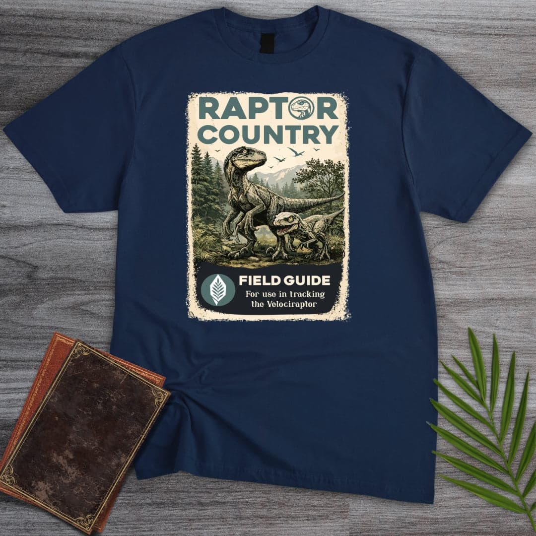 T-Shirt Navy / S Raptor Country Field Guide T-Shirt