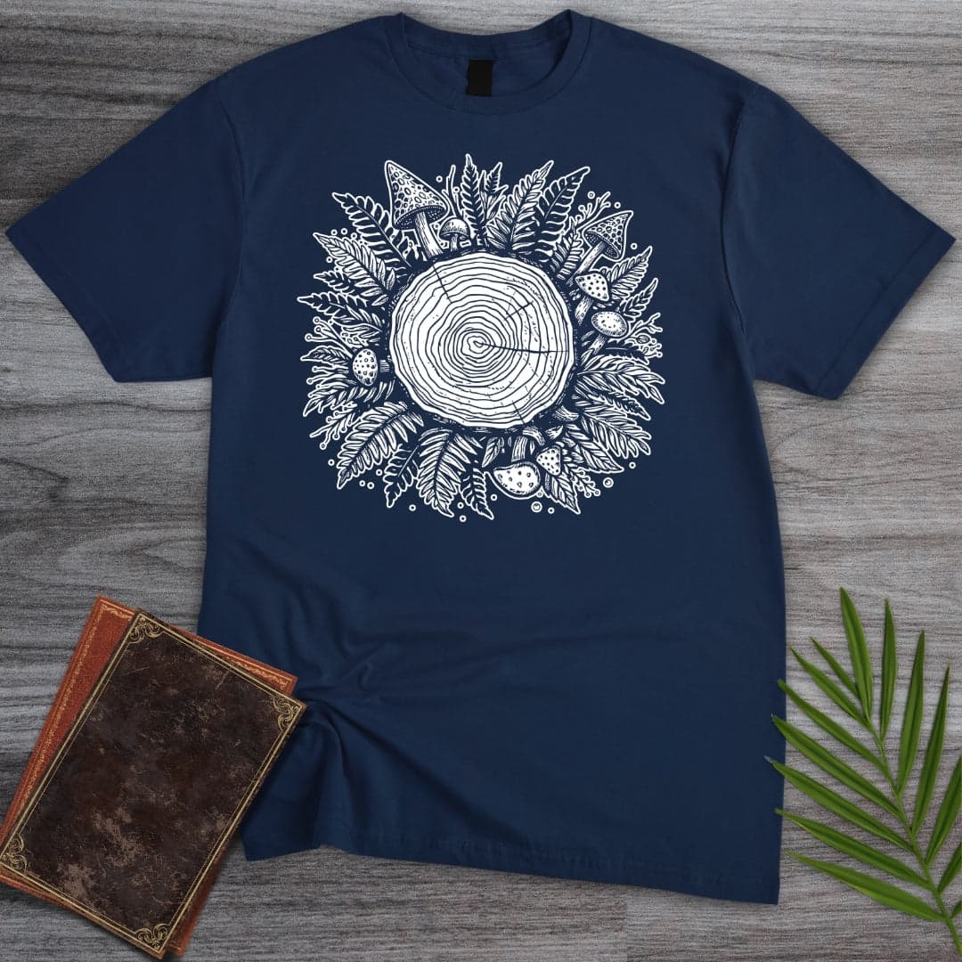 T-Shirt Navy / S Simple Dendrochronology T-Shirt