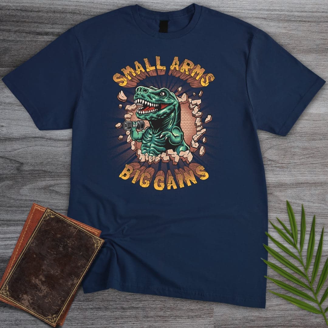 T-Shirt Navy / S Small Arms Big Gains T-Shirt (Akbar Sansa)