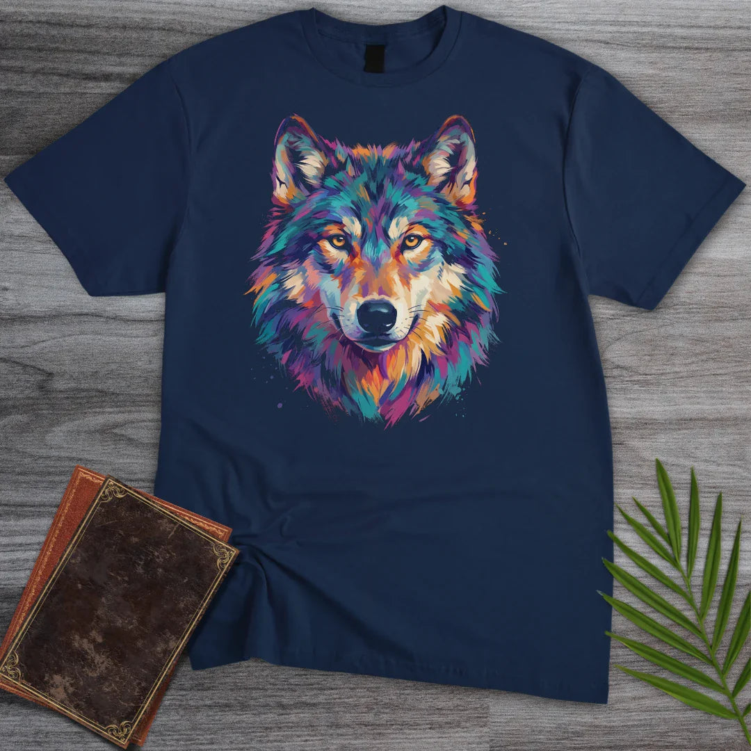 T-Shirt Navy / S Spectrum Gray Wolf T-Shirt
