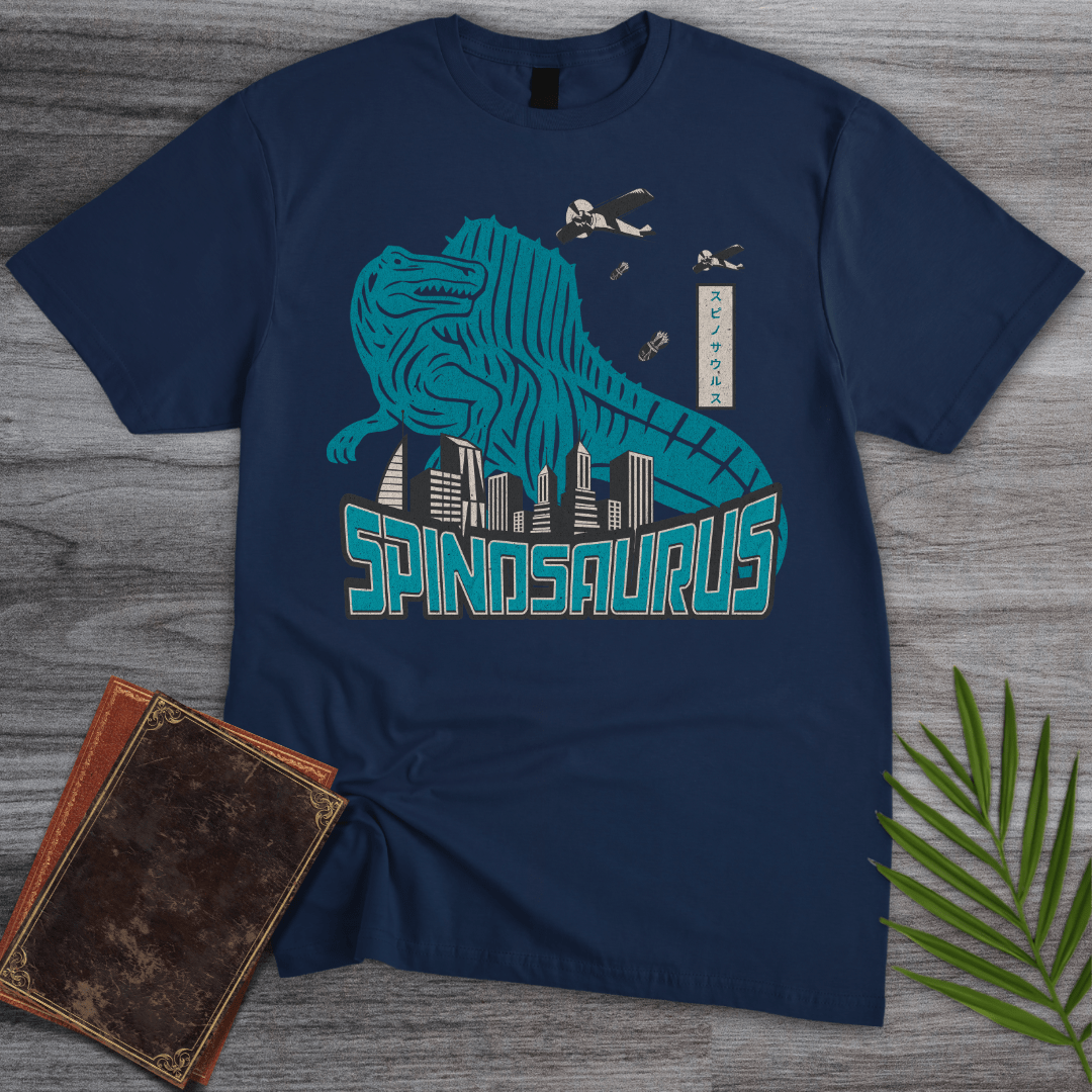 T-Shirt Navy / S Spino Attack: Vintage Japanese T-Shirt