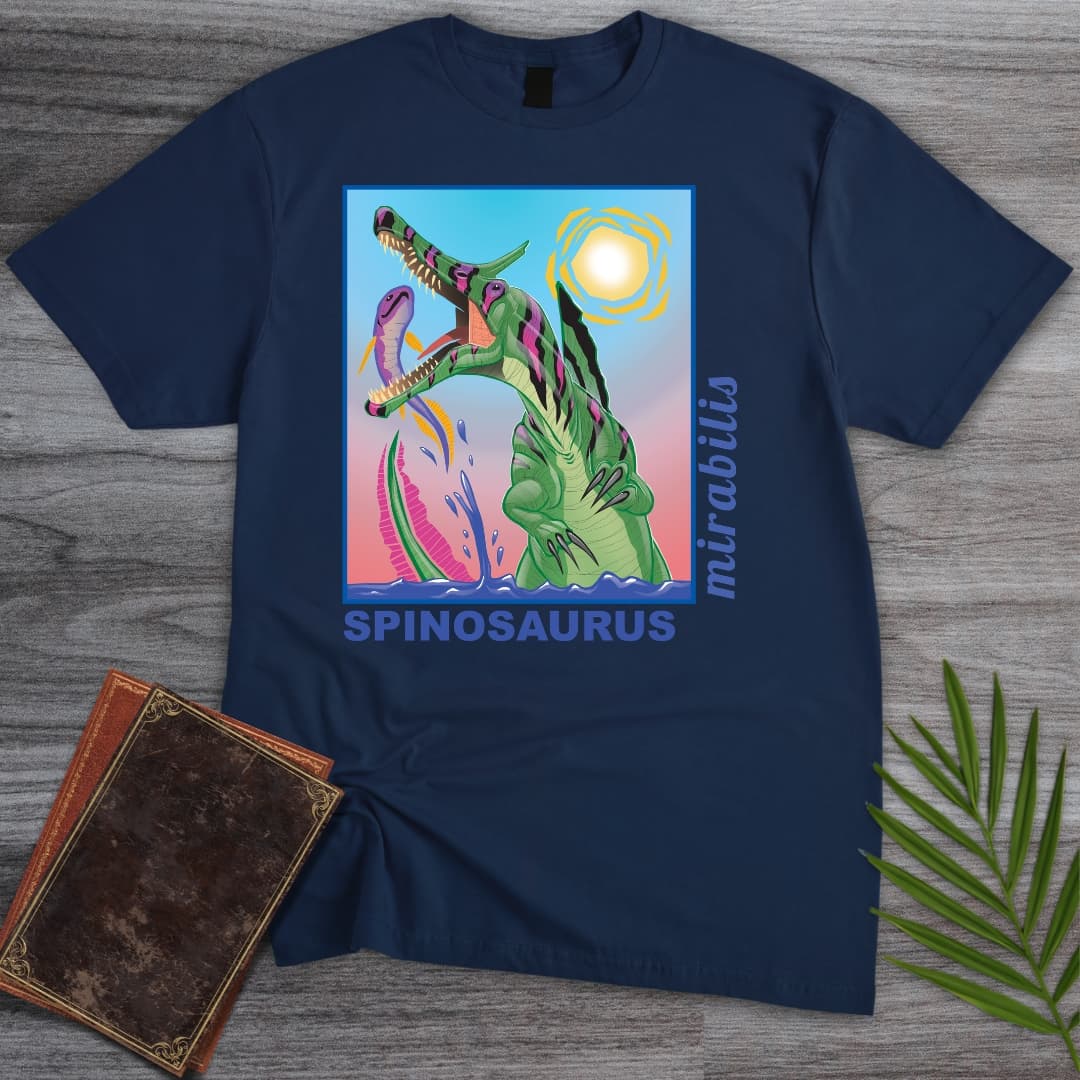 T-Shirt Navy / S Spinosaurus - River Phantom Strike T-Shirt