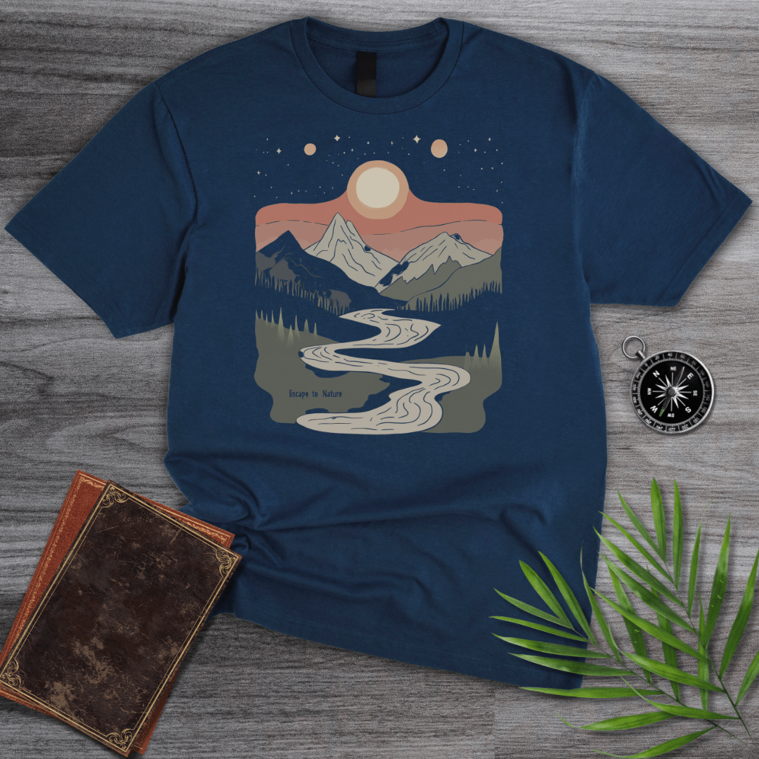 T-Shirt Navy / S Starry Mountain Escape T-Shirt