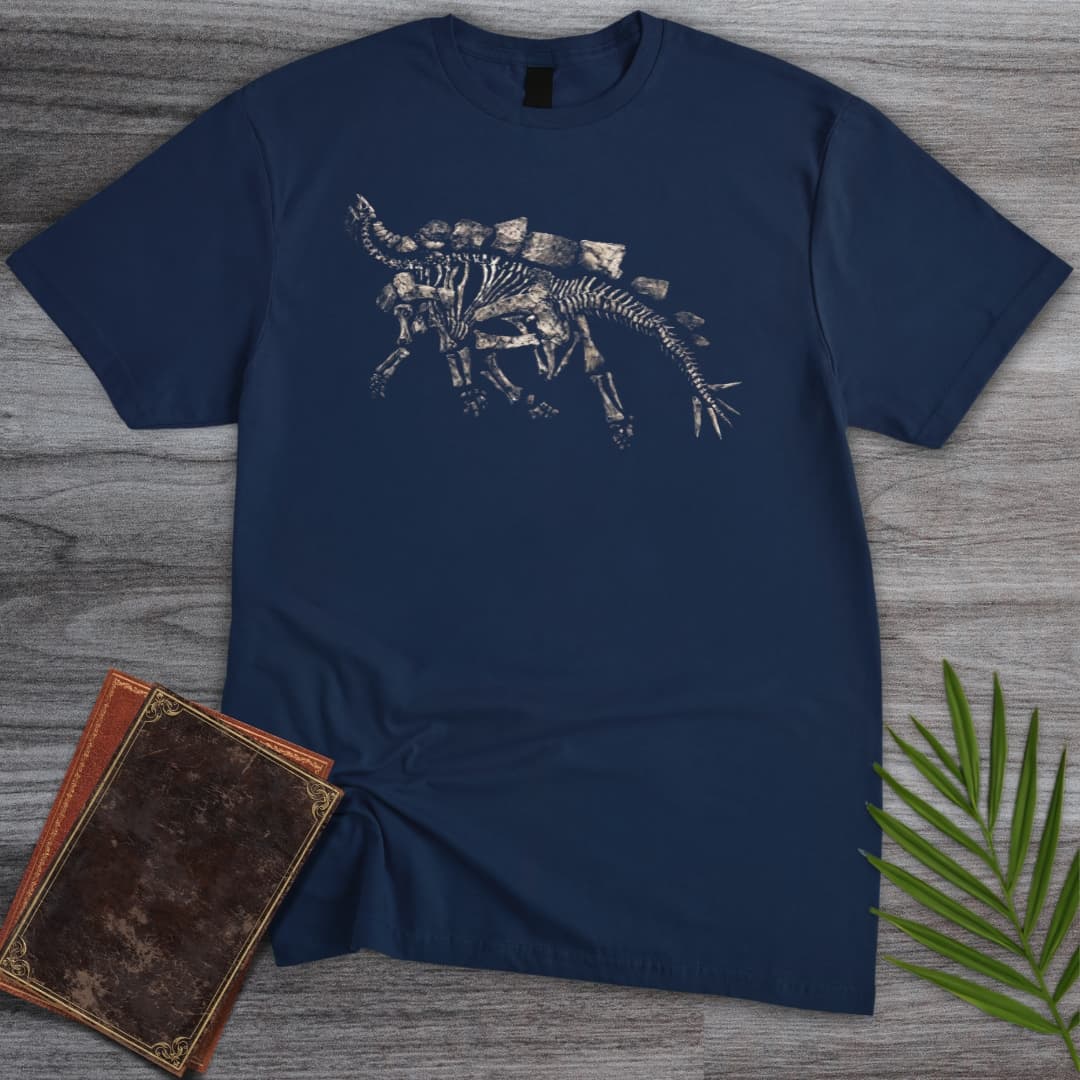 T-Shirt Navy / S Stegosaurus Dust & Bone T-Shirt