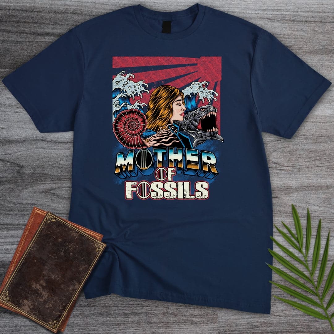 T-Shirt Navy / S Streetwear Mother of Fossils T-Shirt (Akbar Sansa)