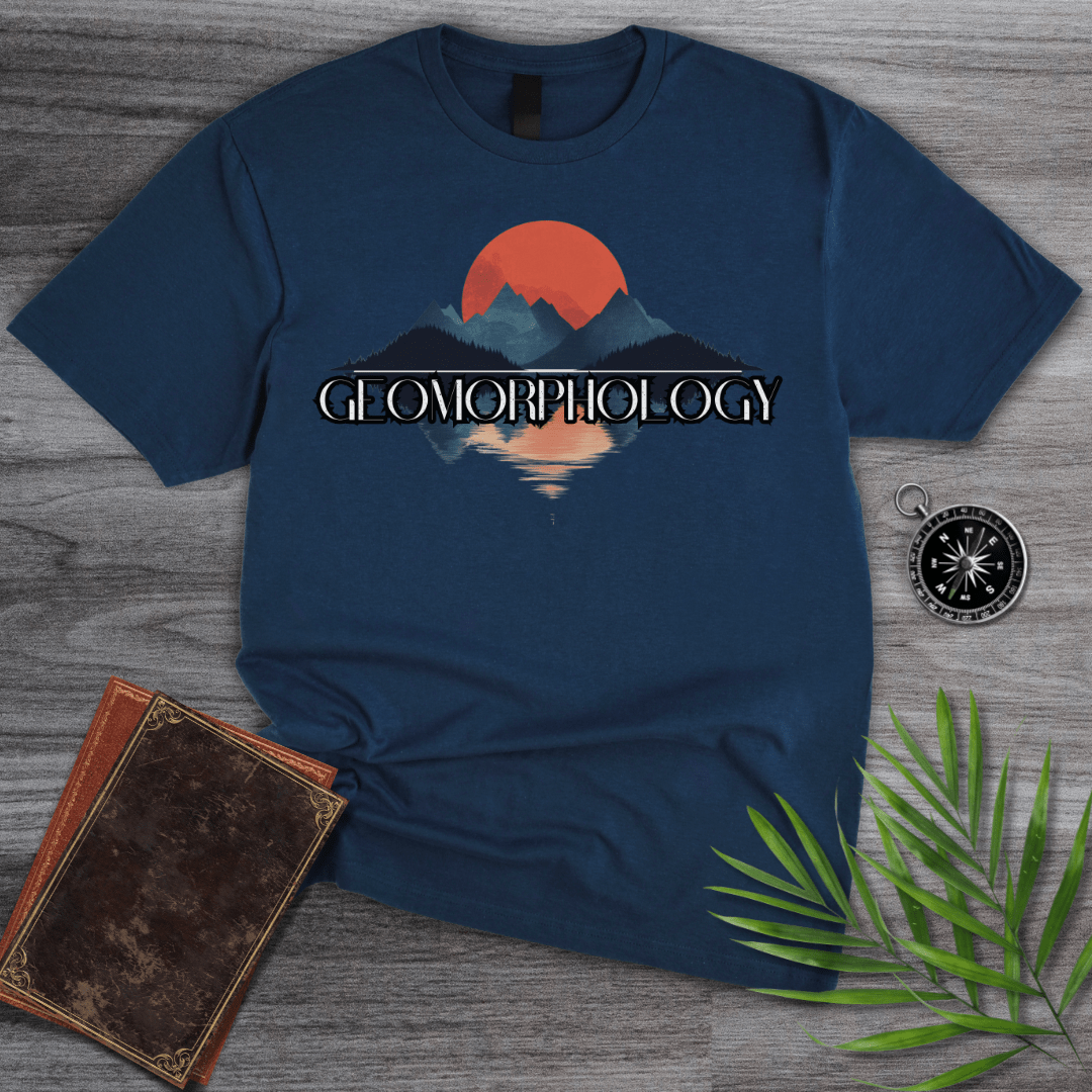 T-Shirt Navy / S Sunset Geomorphology T-Shirt