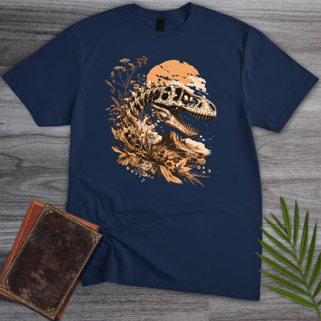 T-Shirt Navy / S T.rex Mountain Fossil T-Shirt